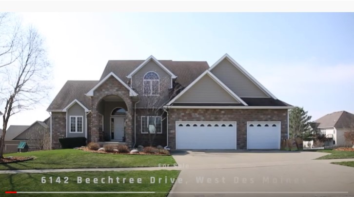 Front exterior shot of home at 6142 Beechtree Drive WDSM